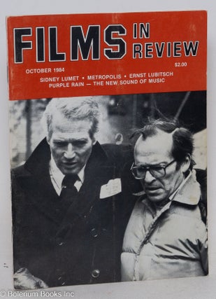 Cat.No: 297088 Films in Review: vol. 35, #10, Oct. 1984: Sydney Lumet. Robin Little,...