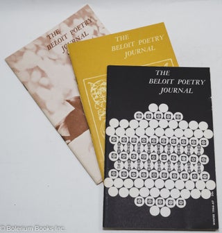 Cat.No: 297361 The Beloit Poetry Journal: vol. 17, #2, 3 & 4, Winter 1966-67, Spring &...