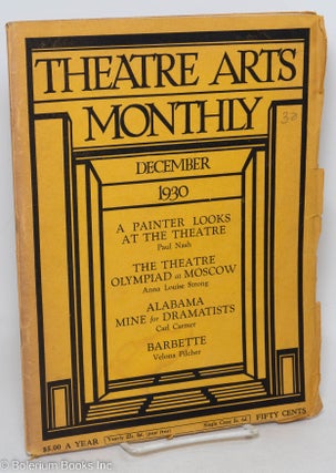 Cat.No: 297369 Theatre Arts Monthly: vol. 14, #12, Dec. 1930:The Theatre Olympiad at...