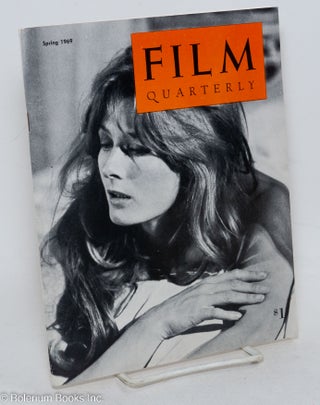 Cat.No: 297497 Film Quarterly: vol. 22, #3, Spring 1969: cover - Vanessa Redgrave as...