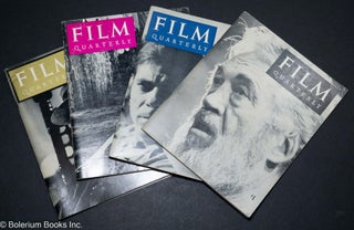 Cat.No: 297506 Film Quarterly: vol. 19, #1-4, Fall 1963 - Summer 1964: four issue run....