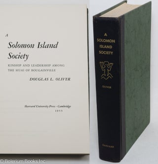 Cat.No: 297654 A Solomon Island Society; Kinship and Leadership Among the Siuai of...