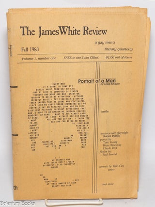 Cat.No: 297764 The James White Review: a gay men's literary quarterly; vol. 1, #1, Fall,...
