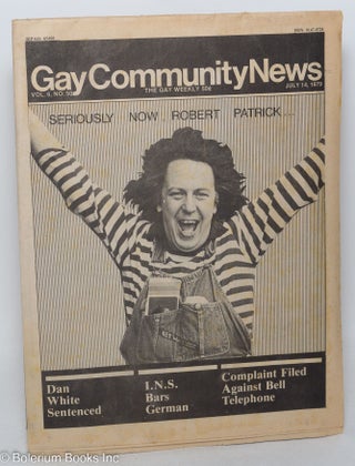 Cat.No: 297879 GCN: Gay Community News; the gay weekly; vol. 6, #50, July 14, 1979:...