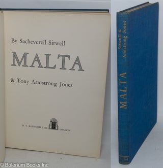 Cat.No: 297886 Malta. Sacheverell Sitwell, text, photography Tony Armstrong Jones