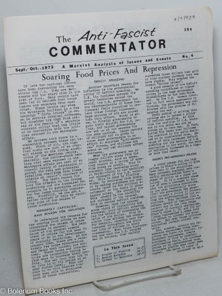 Cat.No: 297929 The Anti-fascist Commentator; a marxist analysis of issues and events, no....