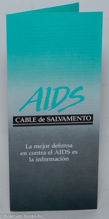 Cat.No: 297955 AIDS cable de salvamento; la mejor defensa en contra el AIDS es la...