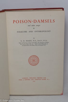 Poison-Damsels, and other essays in Folklore and Anthropology.
