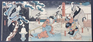 Cat.No: 298013 [Woodblock triptych depicting the actors Arashi Sankô I as Yamanaya...