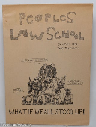 Cat.No: 298027 People's Law School (Summer 1973