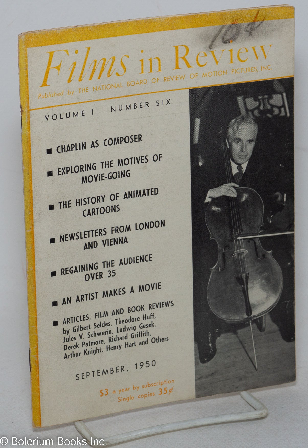 Films in Review: vol. 1, #6, Sept. 1950: Chaplin as Composer | John B ...