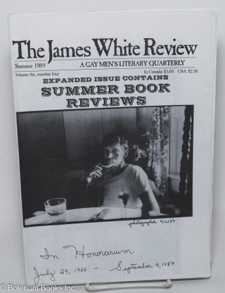 Cat.No: 298180 The James White Review: a gay men's literary quarterly; vol. 6, #4, Summer...