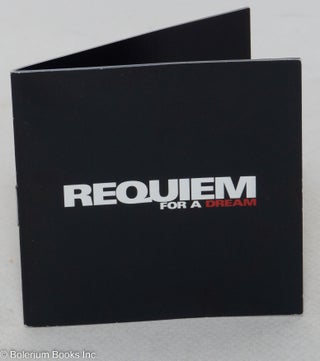 Cat.No: 298286 Requiem for a Dream [promotional booklet]. Hubert Selby Jr