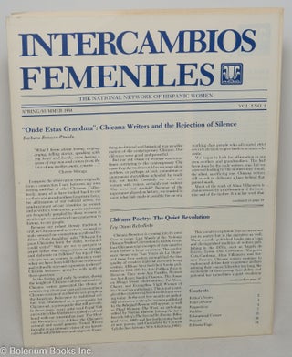 Cat.No: 298310 Intercambios Femeniles: The National Network of Hispanic Women; Vol. 2 No....