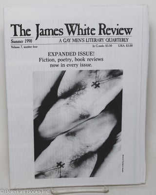 Cat.No: 298439 The James White Review: a gay men's literary quarterly; vol. 7, #4, Summer...