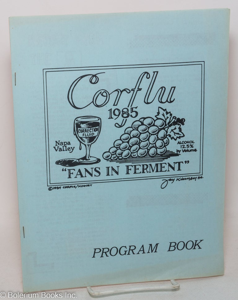Cat.No: 298443 Corflu II program book, aka the Twilight Zone #10. Cheryl Cline, Lynn Kuehl, cover, Jay Kinney.