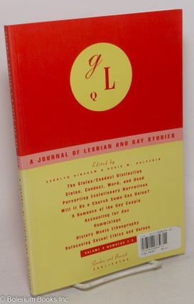 Cat.No: 298470 GLQ: a journal of lesbian and gay studies; vol. 3, #2-3. Carolyn Dinshaw,...