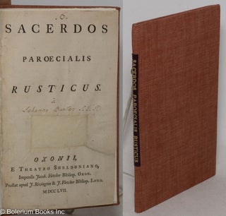 Cat.No: 298658 Sacerdos paroecialis rusticus. John Burton