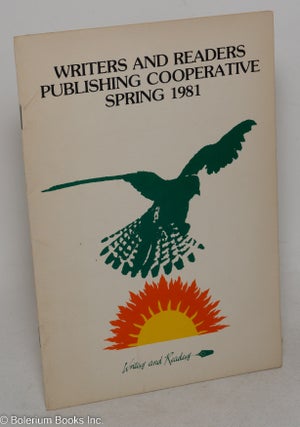 Cat.No: 298731 Writers and readers publishing cooperative (Spring 1981