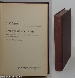 Cat.No: 298764 Agrarian socialism; the Coöperative Commonwealth Federation in...