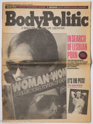 Cat.No: 298854 The Body Politic: a magazine for gay liberation; #93, May, 1983: In Search...