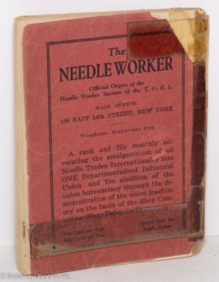 Needle Trades Left Wing Program / Dealing with Economic Situation and Demands. Jobbers-Contractors Problem. Out of Town. Class Collaboration. Amalgamation. Shop Delegates System. Labor Party, Etc.