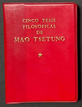 Cat.No: 298889 Cinco tesis filosoficas de Mao Tsetung. Mao Tsetung, Mao Zedong