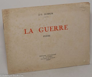 Cat.No: 298903 La guerre. Jacques-Louis Aubrun