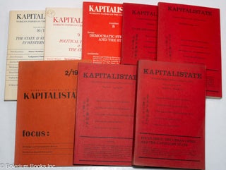 Cat.No: 299046 Kapitalistate: working papers on the capitalist state [10 issues] Nos....