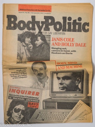 Cat.No: 299168 The Body Politic: a magazine for gay liberation; #103, May, 1984; Janis...