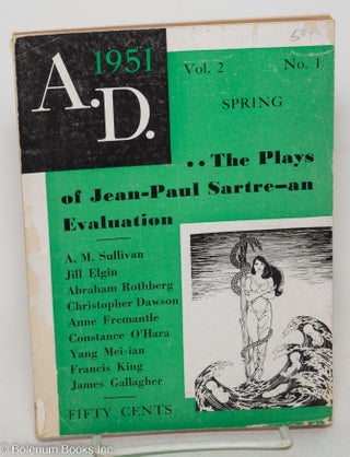 Cat.No: 299219 A. D. 1951: a quarterly magazine of literature & art; vol. 2, #1, Spring...