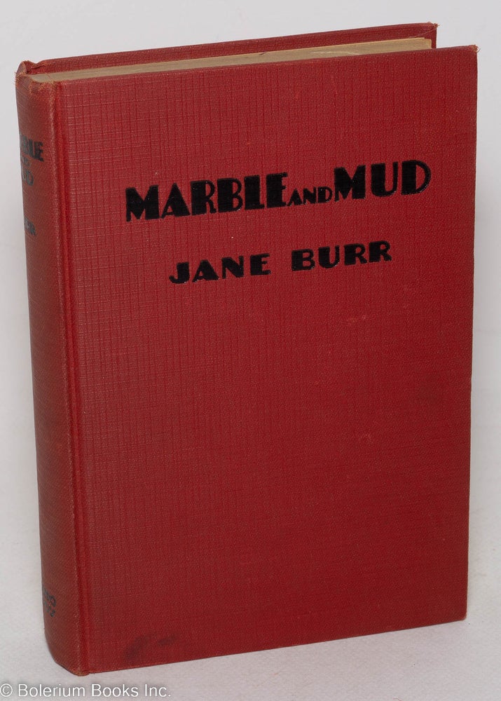 Cat.No: 299248 Marble and Mud, a Novel. Jane Burr.