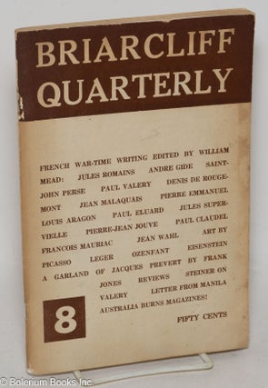 Cat.No: 299391 Briarcliff Quarterly: vol. 2, #8, January, 1946. Norman Macleod,...