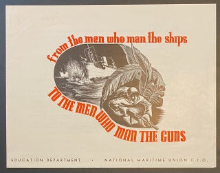 Cat.No: 299408 From the Men Who Man the Ships to the Men Who Man the Guns