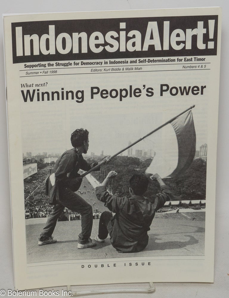 Cat.No: 299451 Indonesia Alert! Vol. 1 no. 4/5. Double issue, "What next? Winning people's power."