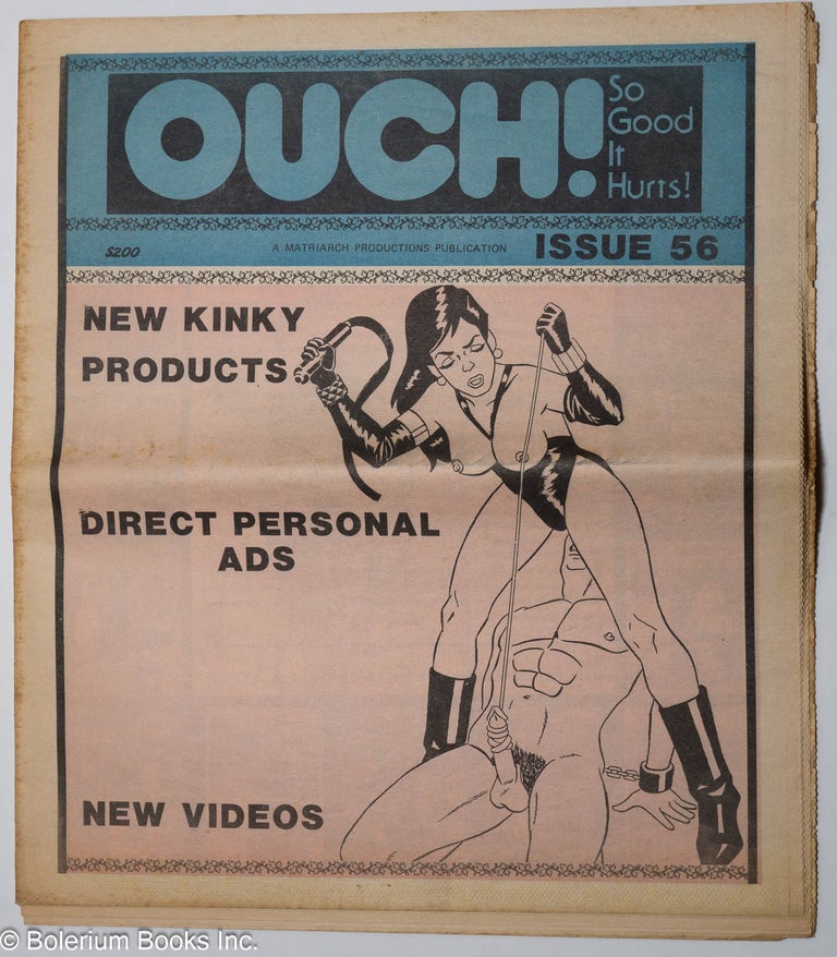 Cat.No: 299496 Ouch! so good it hurts! #56: New kinky products/direct ads
