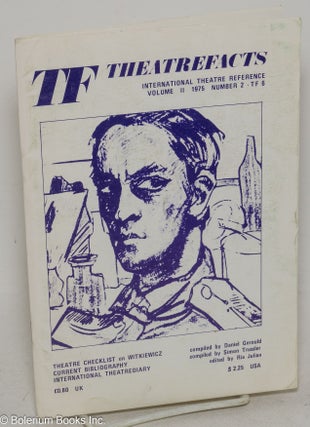 Cat.No: 299539 TF: Theatrefacts; international theatre reference; vol. 2, #2: TF6, 1975:...