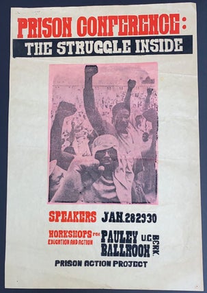 Cat.No: 299701 Prison conference: The struggle inside [screenprint poster