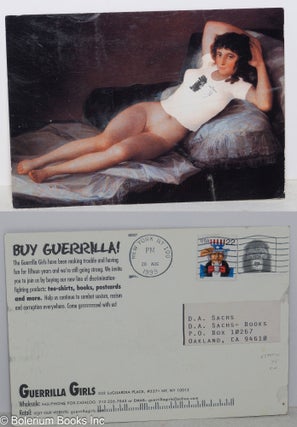 Cat.No: 299720 “Buy Guerilla!” [postcard]. Guerilla Girls