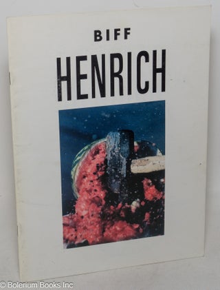 Cat.No: 299740 Biff Henrich. Biff Henrich