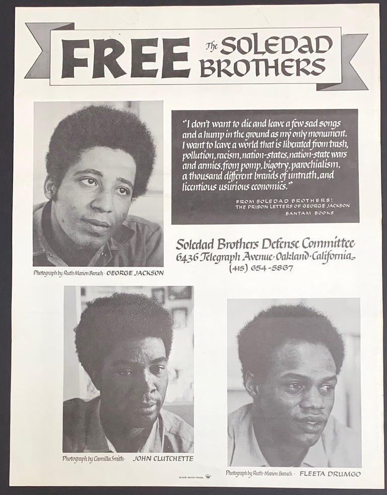 Cat.No: 299754 Free the Soledad Brothers [poster