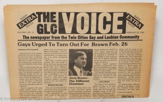 Cat.No: 299774 The GLC Voice: The newspaper from the Twin Cities Gay & Lesbian Community;...