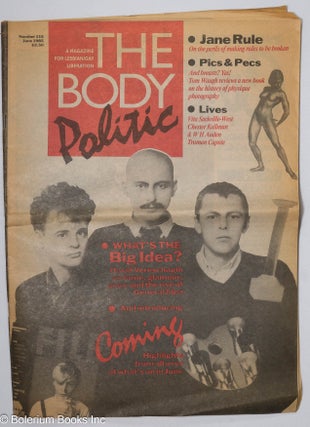 Cat.No: 299805 The Body Politic: a magazine for lesbian/gay liberation; #115, June, 1985;...