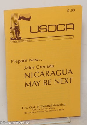 Cat.No: 299844 Prepare now... After Grenada Nicaragua may be next