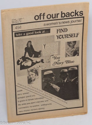 Cat.No: 299851 Off Our Backs: a women's news journal; vol. 5, #5, May-June, 1975