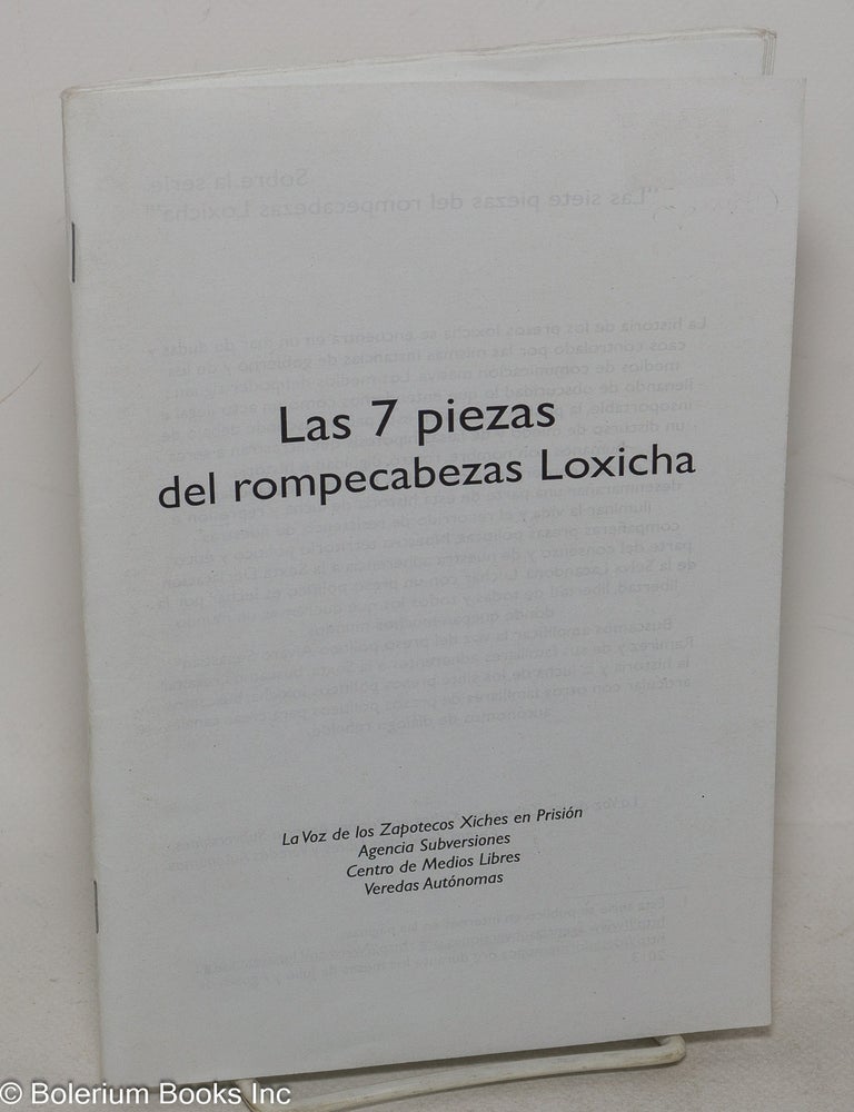 Cat.No: 299936 Las 7 [siete] piezas del rompecabezas Loxicha