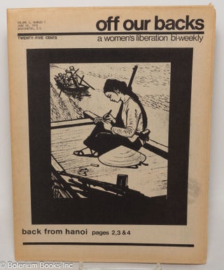 Cat.No: 299954 Off Our Backs: a women's news journal; vol. 1, #7, June 26, 1970: Back...