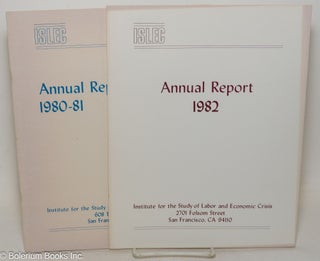 Cat.No: 300029 Annual Report [three issues: 1980-81, 1982, 1983-1984
