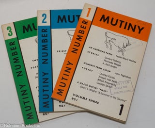 Cat.No: 300121 Mutiny: vol. 3, #1-3, Autumn 1960 - Summer 1961 [complete run of vol. 3]....
