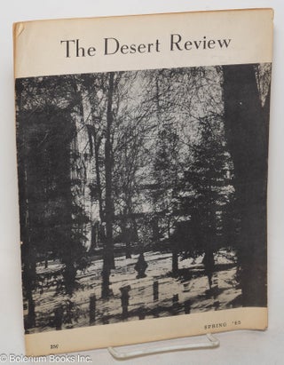 Cat.No: 300152 The Desert Review: Spring 1965: Fifteen poems by Lucile Adler. Lucile...